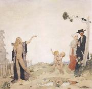 Sir William Orpen Sowing New Seed Sweden oil painting artist